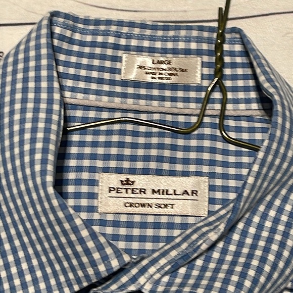 Peter Millar Men’s Dress Shirts Size L Lot of 4 Preowned EUC - Picture 2 of 5